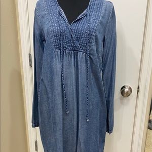 Love Stitch Light denim tunic/dress- size large